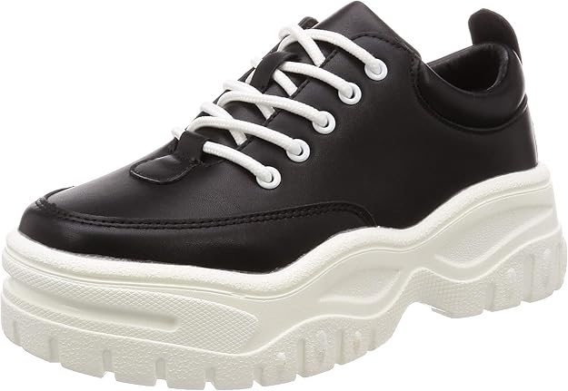 Amazon ウィゴー ボリューム厚底スニーカー L ブラック Wego ウィゴー スニーカー