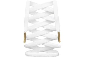 LitLaces - Premium Flat Cotton Shoe Laces Replacement for Air Jordan, Nike Dunk, Air Force 1, Converse, & Casual Shoes