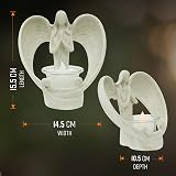 GloBrite Guardian Angel Candle Holders Set of 2 LED Tea Light Holders view 7