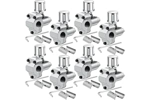 Trounistro 8 Pack BPV-31 Bullet Piercing Valve Line Tap Valve Kits Adjustable Valve for Air Conditioners HVAC 1/4", 5/16", 3/8" Tubing