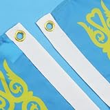 AZ FLAG Kazakhstan Flag 2x3 ft 100D Polyester with 2 Brass Grommets view 2