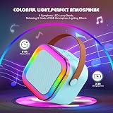 Dislocati Kids Microphone Karaoke Speaker 2 Mic Bluetooth 5.3 Lights view 7