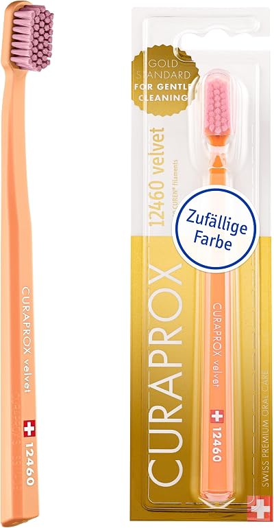 Curaprox CS 12460 Velvet Soft Toothbrush - 12,460 Filaments, Sensitive Care