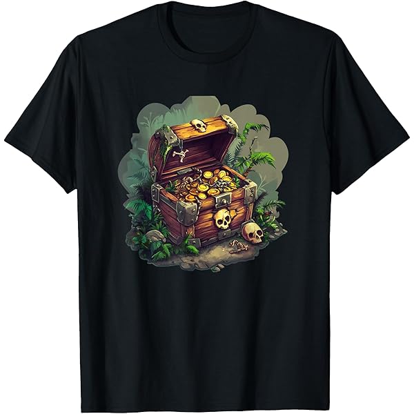 Amazon.com: Vintage Treasure Chest T-Shirt : Clothing, Shoes & Jewelry