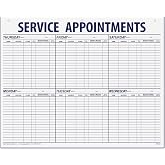 Nap Tags Appointment Service Record Pad | Organize schedules efficiently with these large, easy-to-tear sheets. Perfect for any service-based business.