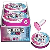 Ice Breakers Duo Raspberry Mints, 1.5oz. 36g(Pack of 6){Imported from Canada}