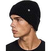 Funky Junque Men's Ribbed Knit Beanie – Soft Winter Hat for Men & Women, Lightweight Stretch Toboggan, Cozy Unisex Knit Cap