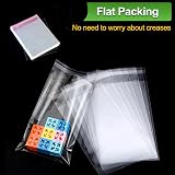 LEUOSO A3 Clear Cellophane Bags 100 Pack Self Seal 31cm x 42cm view 7