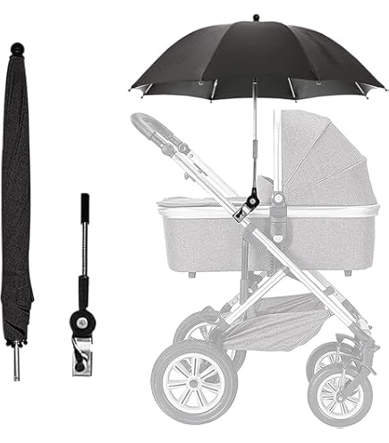 Umbrella Clip For Stroller Umbrella Clamp For Chair, Retractable