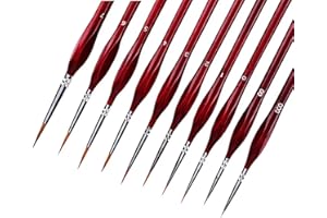 Detail Paint Brushs Set Miniature Brushes for Fine Detailing & Art Painting, Mini Small Painting Brushes for Art, Crafts, Acr