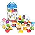 Learning Resources A to Z Mini Foods, Play Kitchen, Pretend Play, Montessori Toys for Kids, Preschool Toys, Ages 3+, 27 Piece