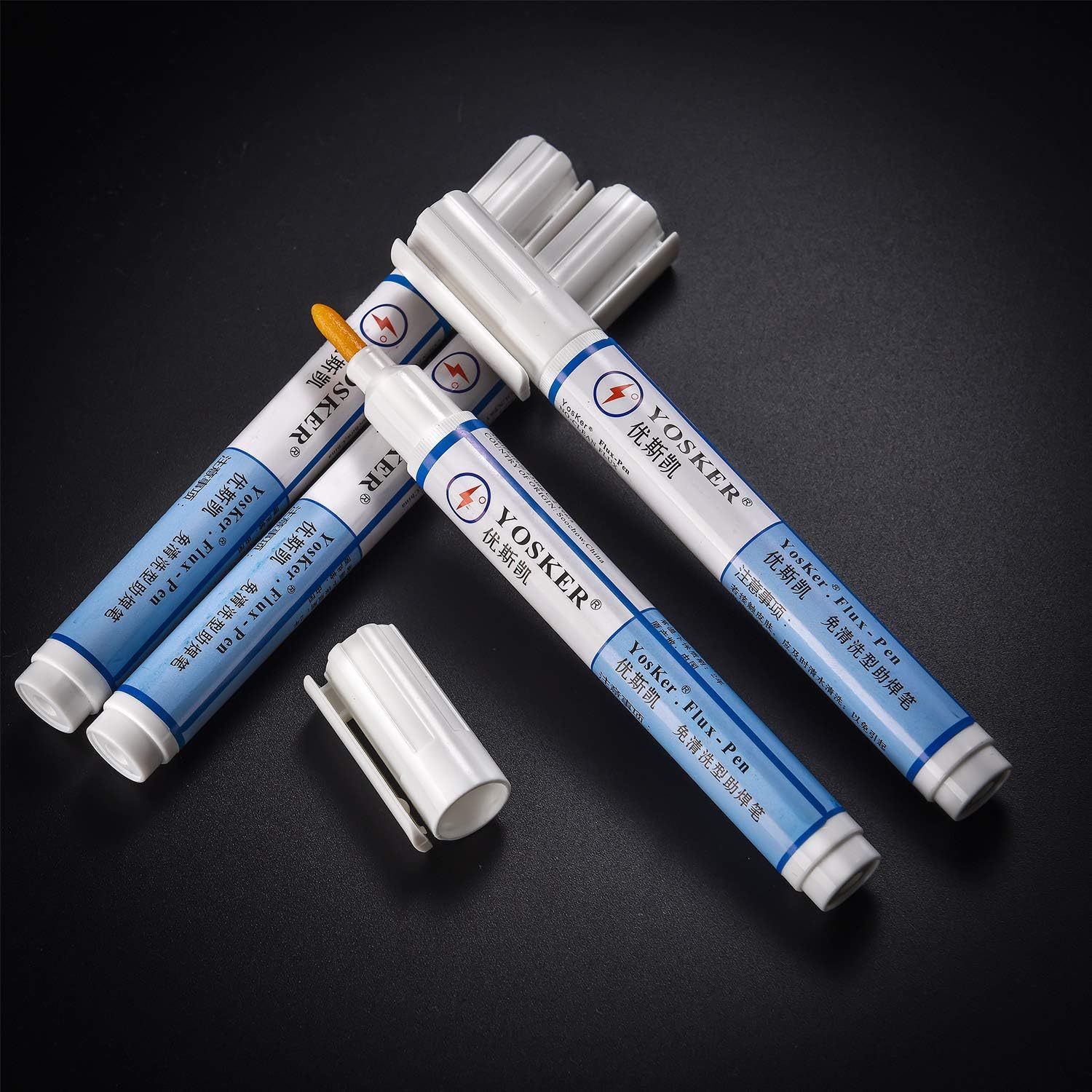 8 Pieces Soldering Flux Pen No Clean Rosin Flux Pen for Welding Repair