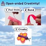 Purple Ladybug 300 Pcs Bendable Wax Craft Sticks 6 and 12 Inches view 9