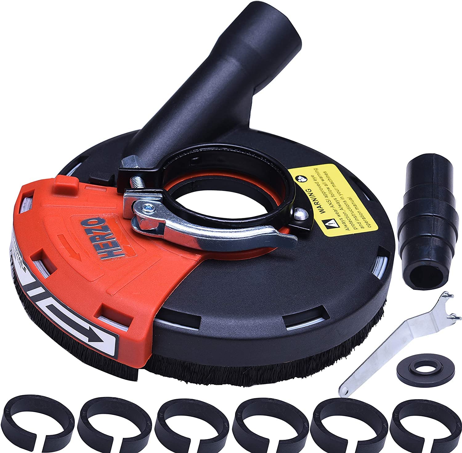 HERZO Universal Surface Grinding Dust Shroud 180mm