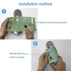 Blue Yeti Pop Filter - Cute Glitter Sticker, Bling