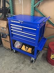 30 in. 5 Drawer Mechanic's Tool Cart Cabinet - Blue