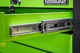 Sealey APPD4G Push-to-Open Topchest 4 Drawer Green Ball-Bearing Tool Chest view 9