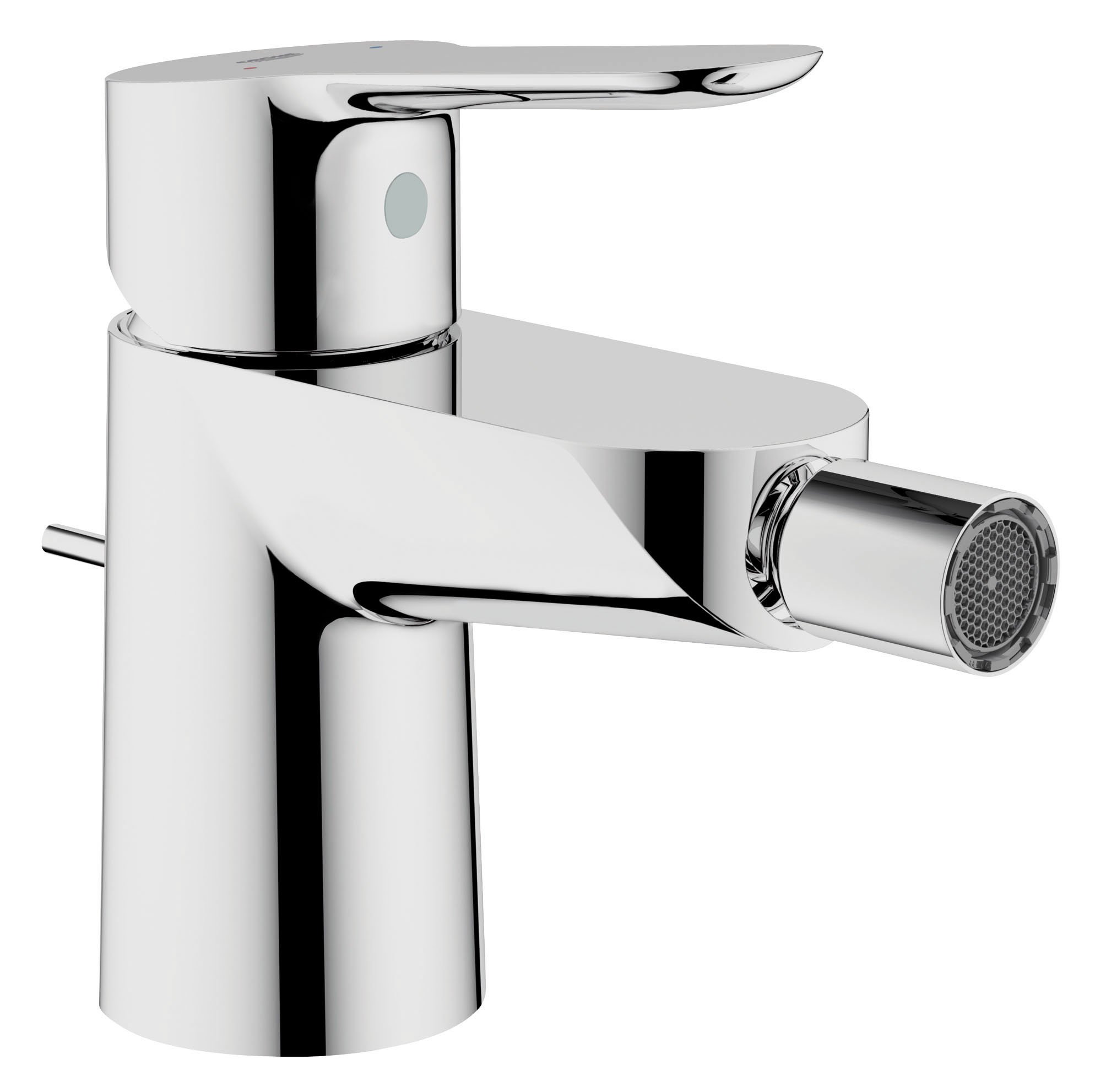 GROHE 23345000 Start Edge Single-Lever Bidet Mixer with Pop-Up Waste Set