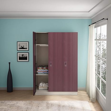 Godrej Interio Slimline Fantasia 3 Door Steel Almirah With