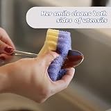 Scrub Daddy Scrub Mommy Sponges Dual Sided Non Scratch Twin Pack view 5