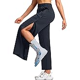 ISEEGZ Tear Away Pants for Women Loose Side Full Open Sweatpants Pockets Breakaway Pant Post Surgery Adaptive Clothing