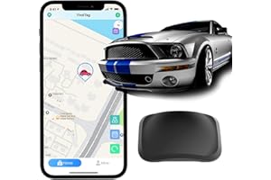 LIPCXSYM Real-Time Mini GPS Vehicle Tracker - Weatherproof Magnetic Design - No Monthly Fee - Compatible with Android & iOS - Top Hidden Car Tracker for Global Coverage