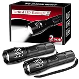 LED Flashlight 2 Pack, Small Flashlights High