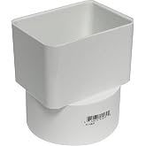 Canplas 414431BC PVC Sew 2X3X3 Down Spout Adaptor