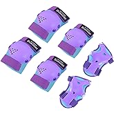BOSONER Kids/Youth Knee Pad Elbow Pads for Roller Skates Cycling BMX Bike Skateboard Inline Rollerblading, Skating Skatings Scooter Riding Sports