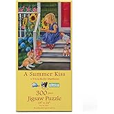 SUNSOUT INC - A Summer Kiss - 300 pc Jigsaw Puzzle by Artist: Tricia Reilly-Matthews - Finished Size 18" x 24" - MPN# 35877