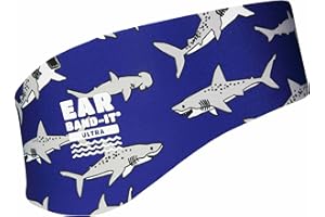 Earvolution Ear Band-It Ultra Swimming Headband for Kids and Adults - Invented by Ear, Nose, and Throat Physician - Custom Anti-Slip Grip Neoprene Maximizes Protection, 12 Color Options, 3 Sizes