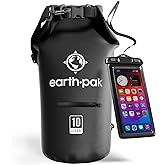 Earth Pak Waterproof Dry Bag with Zippered Pocket - Waterproof Dry Bag Backpack Keeps Gear Dry