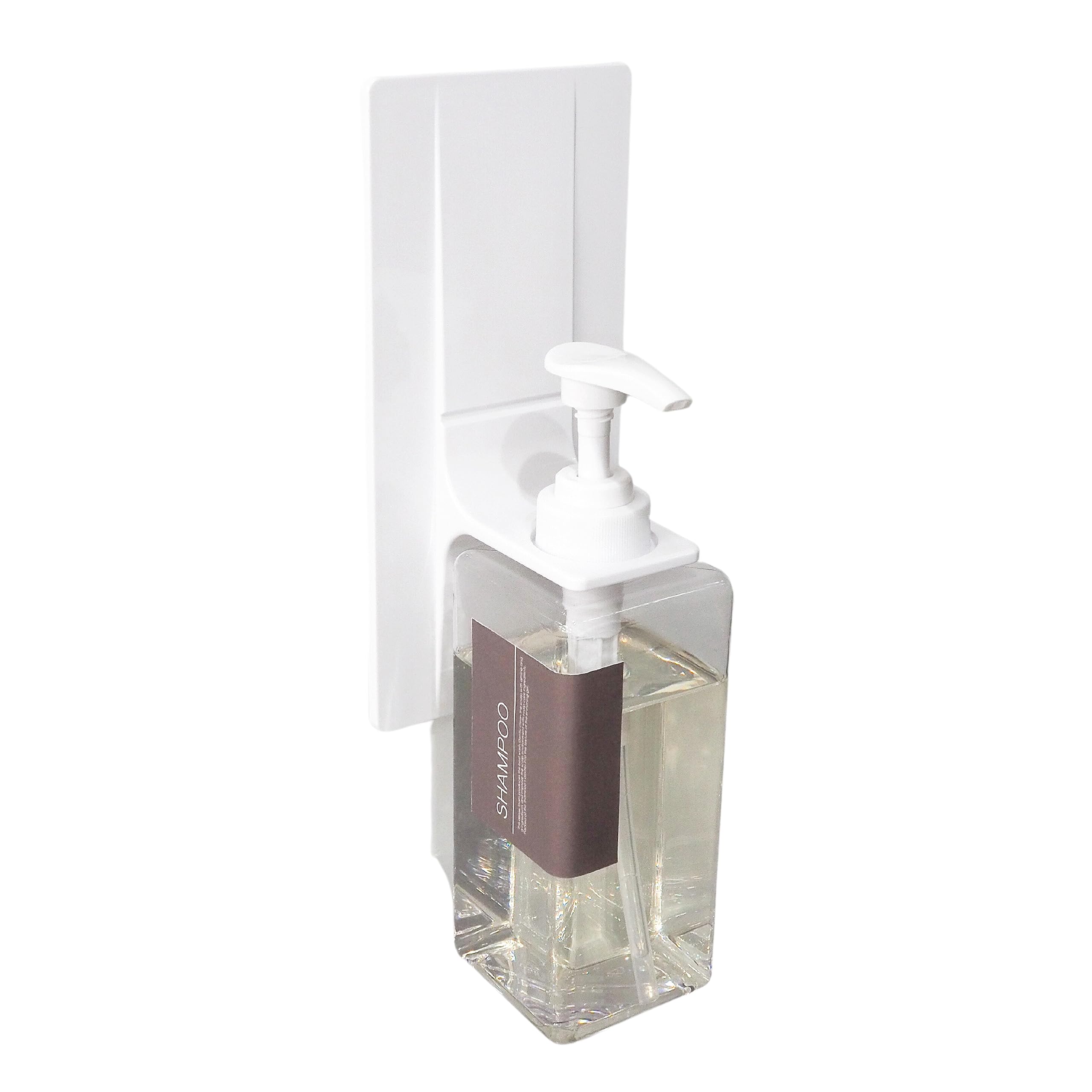 東和産業 マグネット バスルーム ディスペンサーホルダー 約10×8.3×22cm 磁着SQ 簡単固定 樹脂製 サビない シャンプーボトル ボトルホルダー 浮かせる収納 マグネット収納商品画像