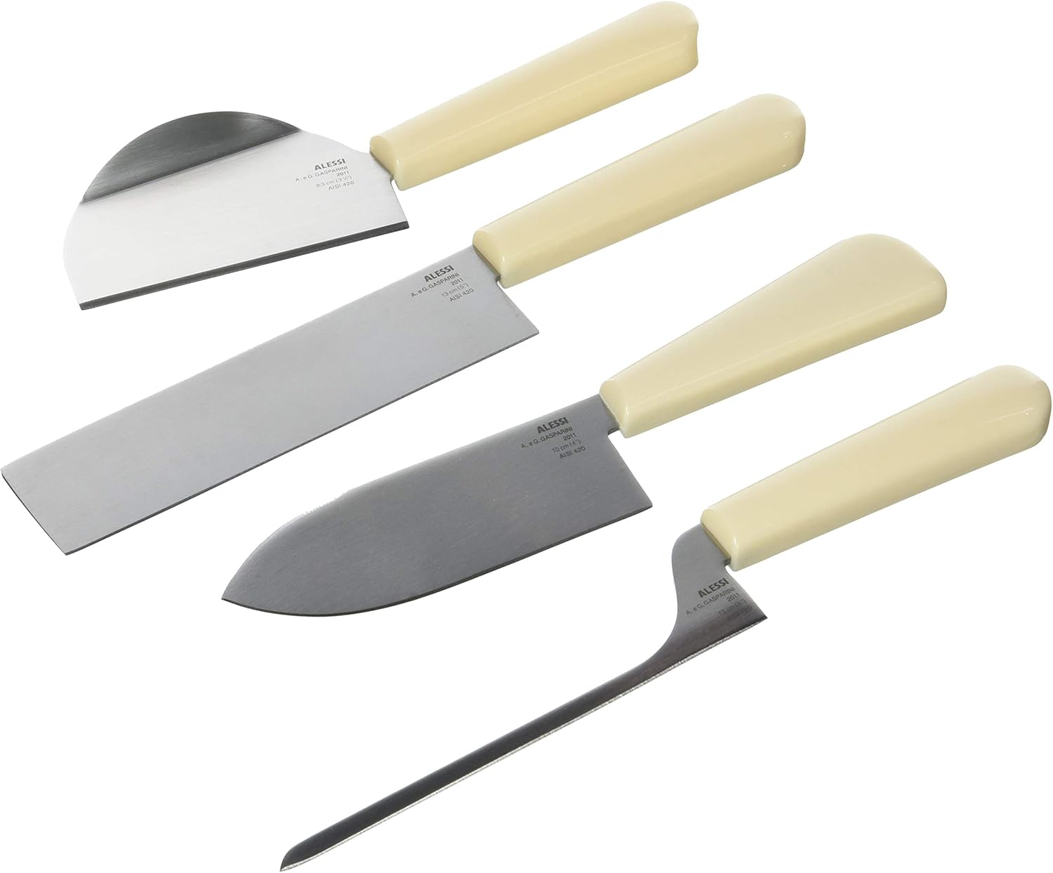 Alessi Milky Way Minor Cheese Knife Set, Beige Amazon.co.uk Kitchen