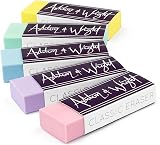 Ashton and Wright Classic Rubber Latex Free Erasers Pack of 5 Pastel
