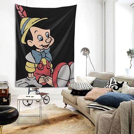 Amazon Co Jp タペストリー ピノキオ Pinocchio タペストリー おしゃれな壁掛け インテリア ファブリック装飾用品 モダンなアート 個性ギフト リビングルーム ベッドルーム 部屋 横 3ｘ152cm Home Kitchen
