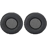 Foam Ear Pad Replacement Cushions, 75MM/3.0in Headphone Universal Ear Cushions Replacement Headset Noise Reduction Foam Ear Pads Covers Black
