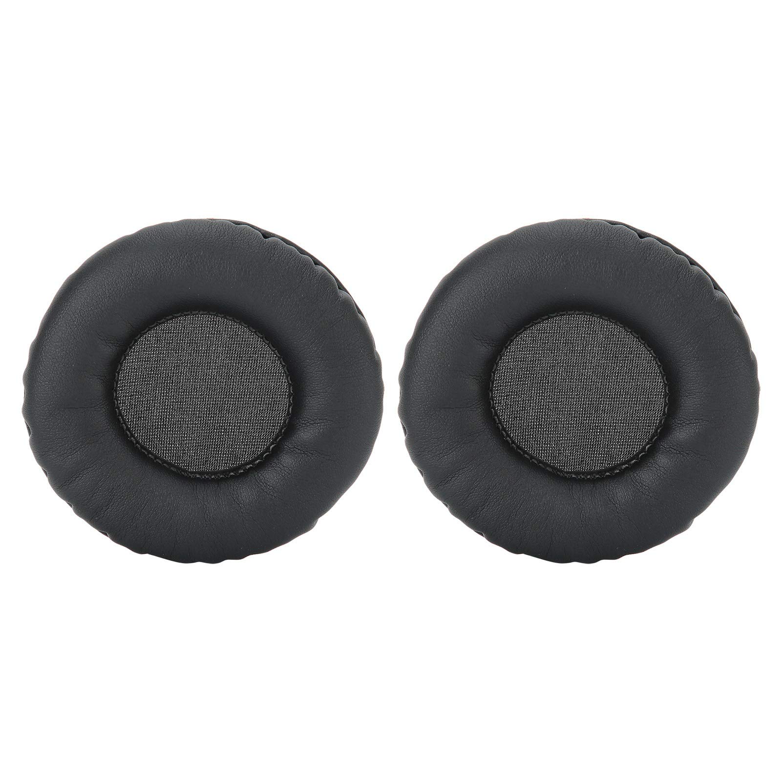 Annadue 2PCS Ear Cushions, Replacement Headset Foam Ear Pads Covers, 75mm/3.0in Headphone Universal Ear Cushions with Noise Isolation Function, Easy to install. Black