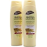 Avena Instituto Espanol Shower Gel, Moisturizing and Softeness, Elasticity and Nutrition, 100% Natural Oat, 2-Pack of 25.5 FL Oz each, 2 Bottles