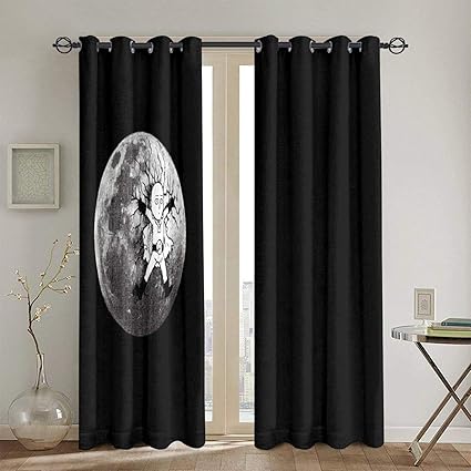 Amazon Co Jp ワンパンマン 2 おしゃれ カーテン2パネル 遮光カーテン 寝室 リビング 防寒 断熱カーテン 部屋を暗する騒音低 用2枚セット幅132cmx高1cm パンチングとバーの2種類のタイプがあります選択しやすいです ホーム キッチン