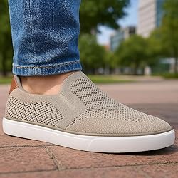 Nautica Men's Slip-On Sneakers – Breathable Knit
