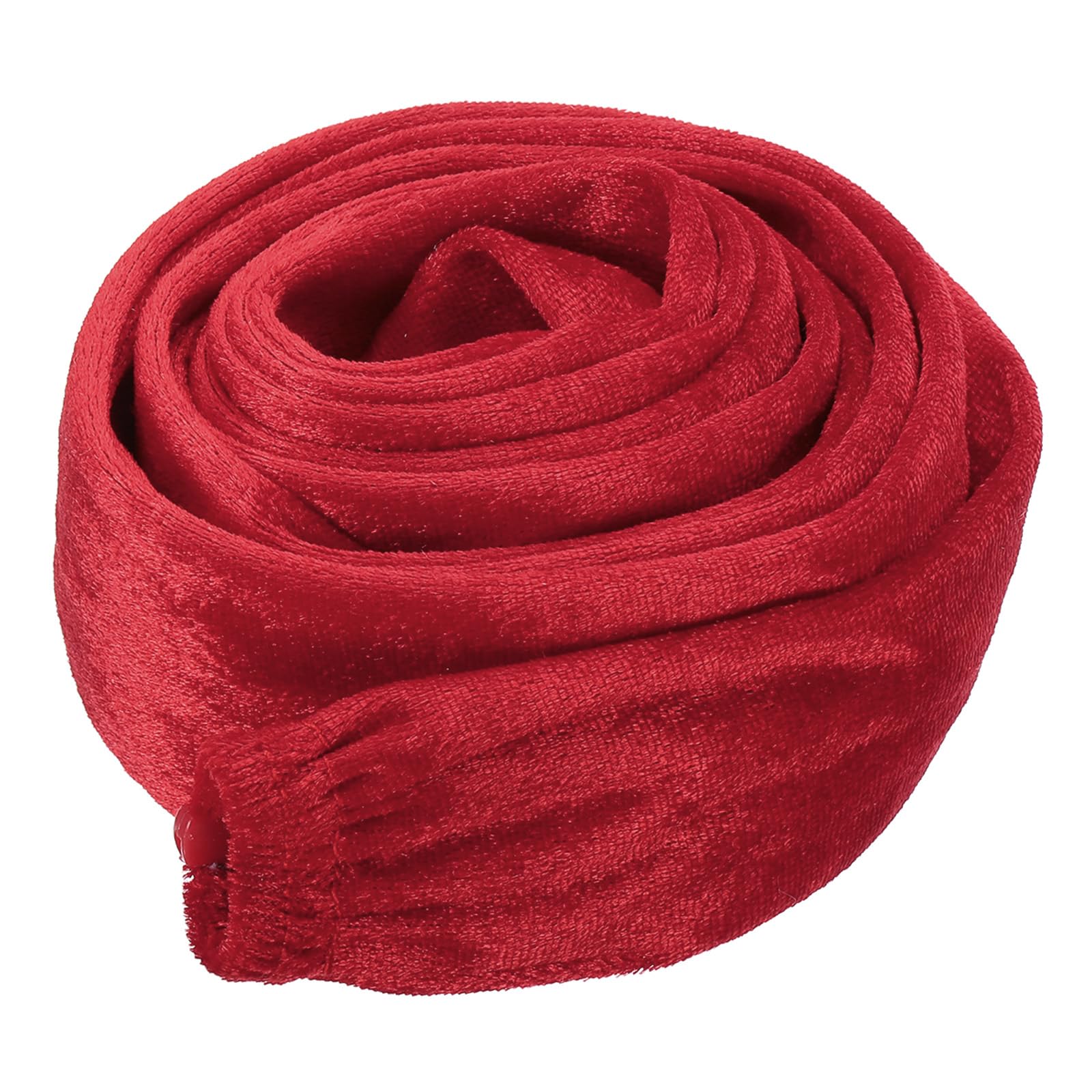 PATIKIL 6ft Lamp Chain Cover, Chain Protective Sleeve Washable with Zipper for Chandelier Lighting Wires Swing Light Fixture, Red