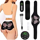 Hip Trainer, Wearable ABS Stimulator Butt Lifting Machine, EMS Muscle Stimulator for Lifting HIPS, 8 Modes & 20-Level Intensity Booty Trainer for Women TENS