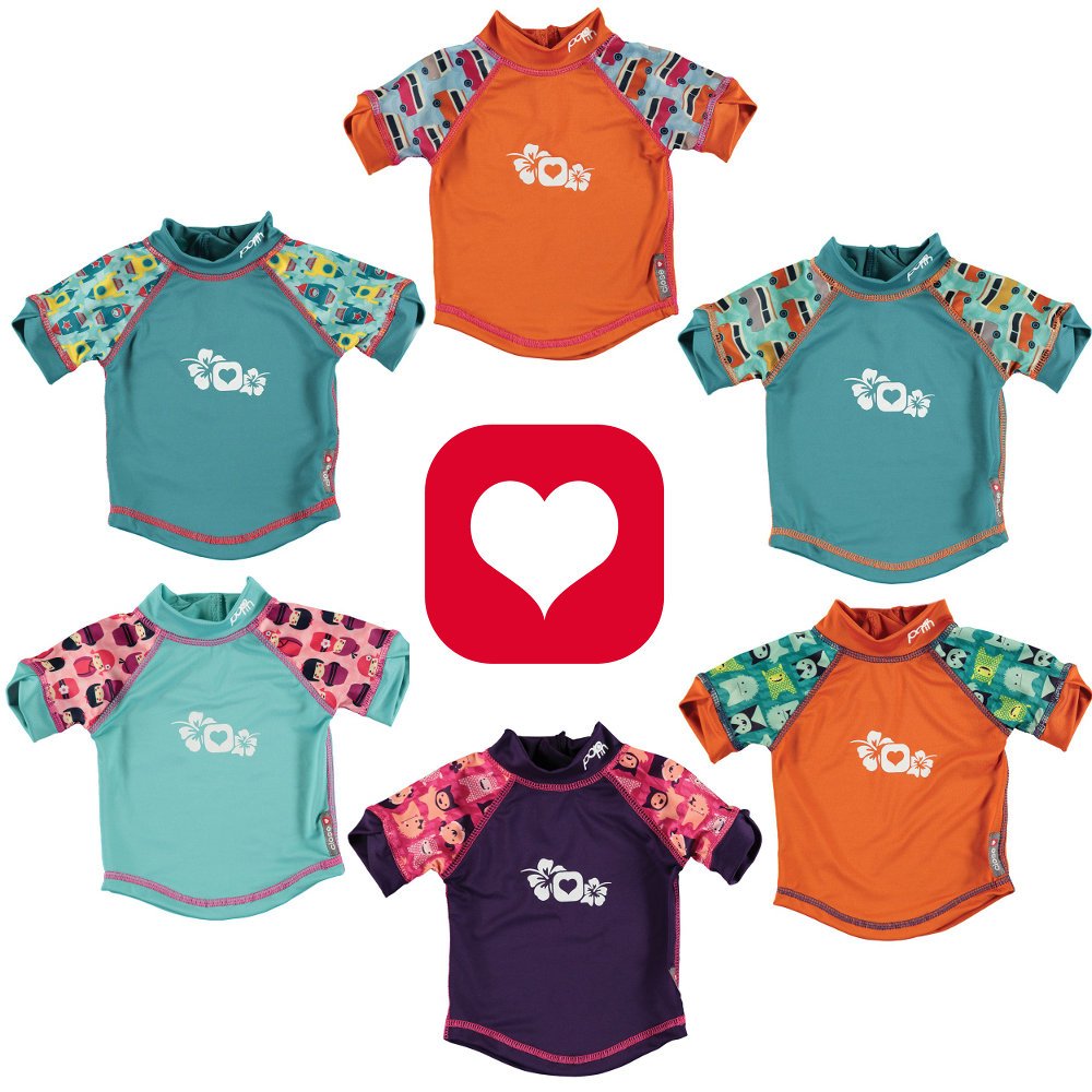 Pop in Rash Vest (24 to 36 Months, X-Large, Monster Herman)