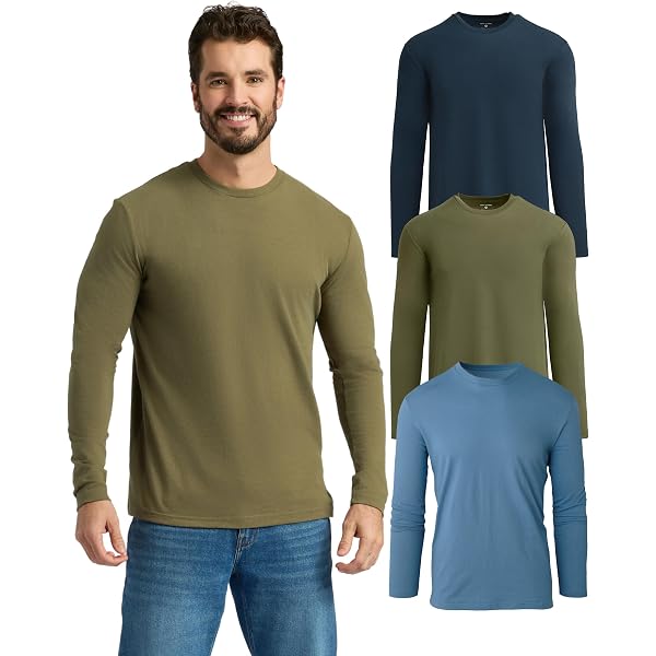 Camicia Henley Uomo Maniche Lunghe Slim Fit - 95% Cotone 5% Elastan, Classica Con Bottoni, Casual, Colori Vari