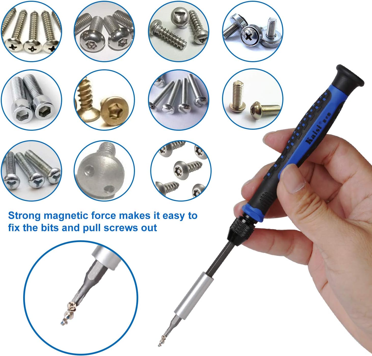Kaisi 126 in 1 Precision Screwdriver Set with 111 Bits Magnetic Driver Kit Professional Electronics Repair Tool Kit for Repair Computer, PC, MacBook, Laptop, Tablet, iPhone, Xbox, Game Console: Home Improvement