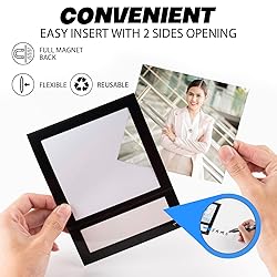 STTMGN Magnetic Picture Frame 4X4 with ID