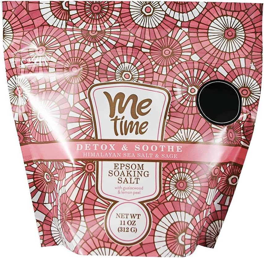 Me Time Himalayan Sea Salt & Sage Epsom Salt 11oz,pack of 1