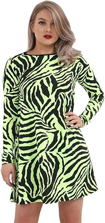 lime green swing dress