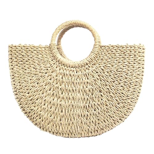 Hand-Woven Straw Bag